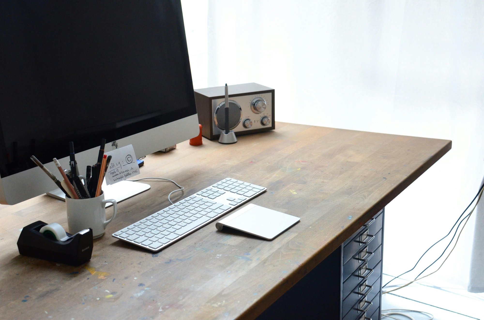 Bureau Marketing Vintage Ordinateur