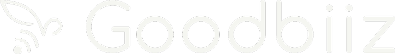 Logo Goodbiiz Horizontal Blanc